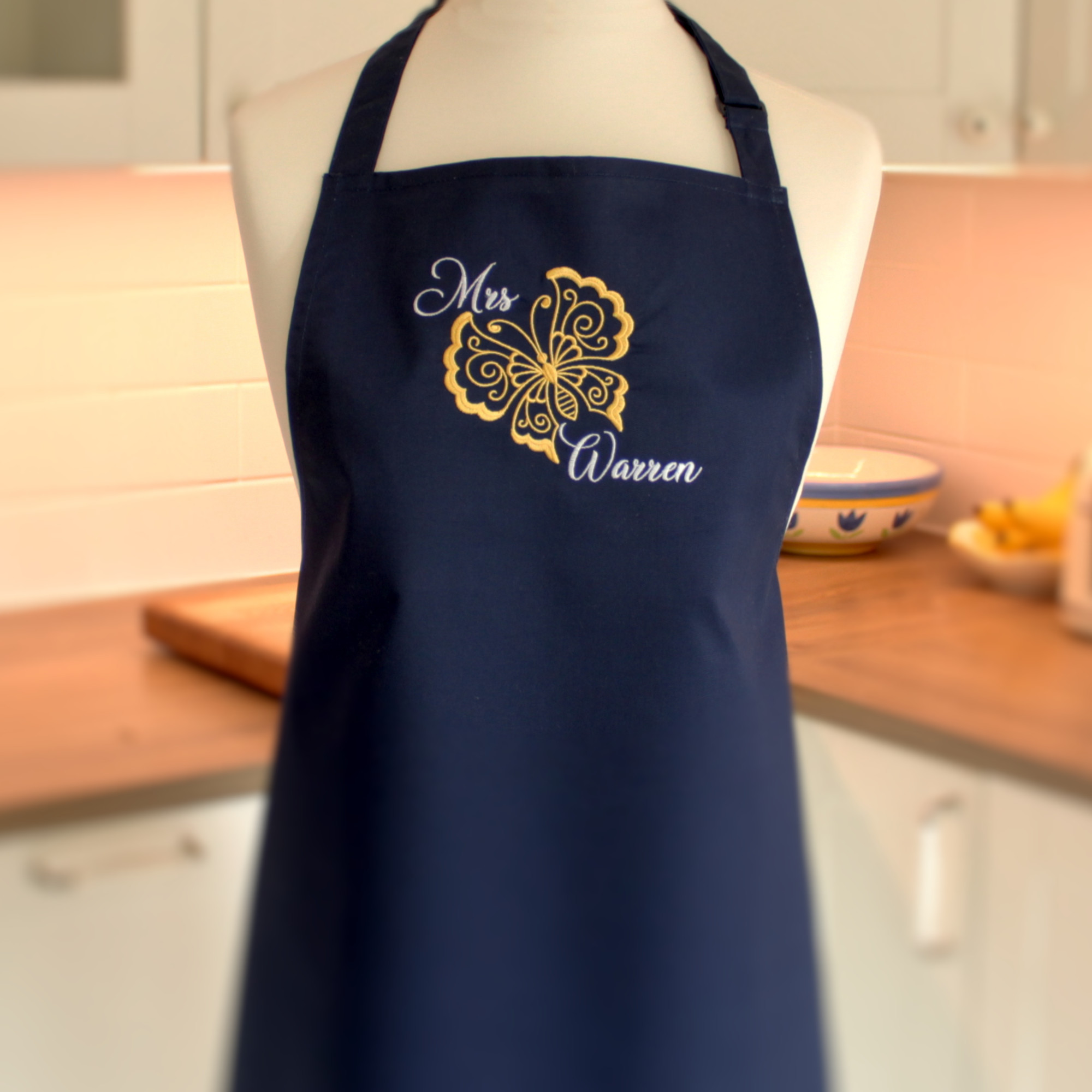 Embroidered Apron